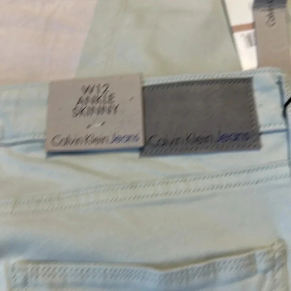 Calvin Klein Light Blue Ankle Skinny Jeans size 12 NWT - Picture 6 of 6